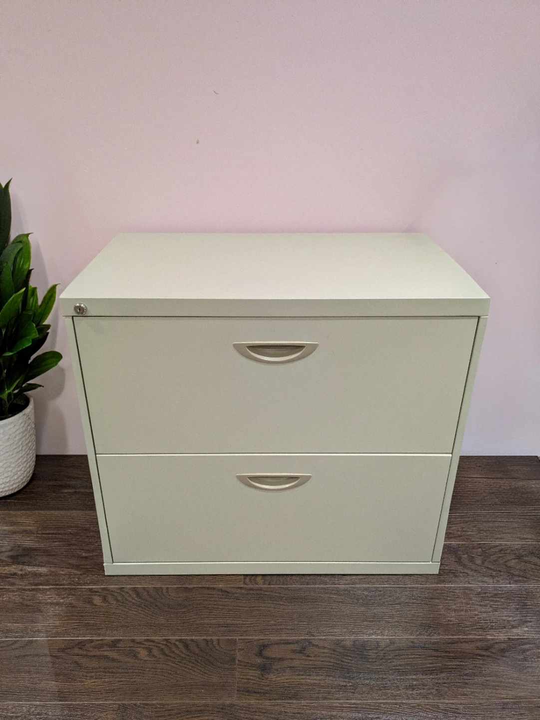 Two-Drawer Metal Filing Cabinet
