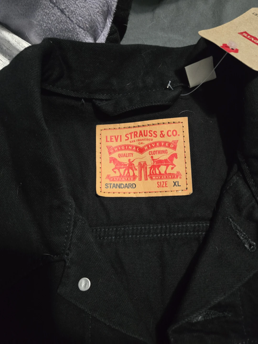 Levi's Original Trucker Jacket Black Size XL