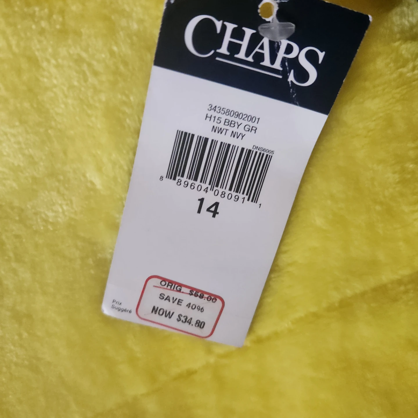 Chaps Girls Plaid Dress Size 14 - photo 3