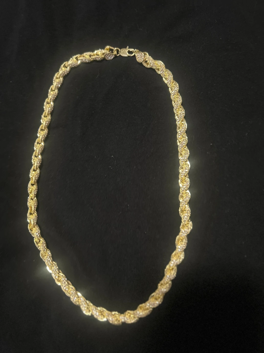 Gold Rope Chain Necklace - photo 3