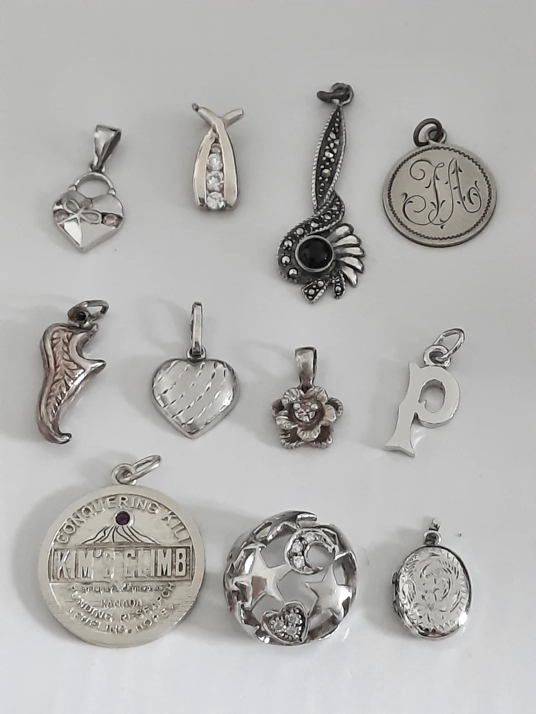 Assorted  925 Silver Charms and Pendants - photo 2
