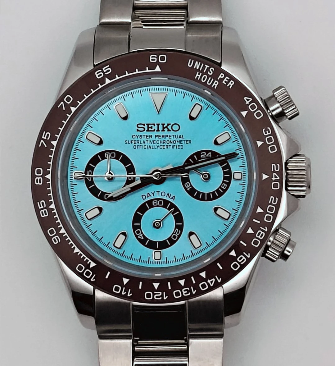 New SEIKO MOD Oyster Perpetual Daytona Chronometer Watch