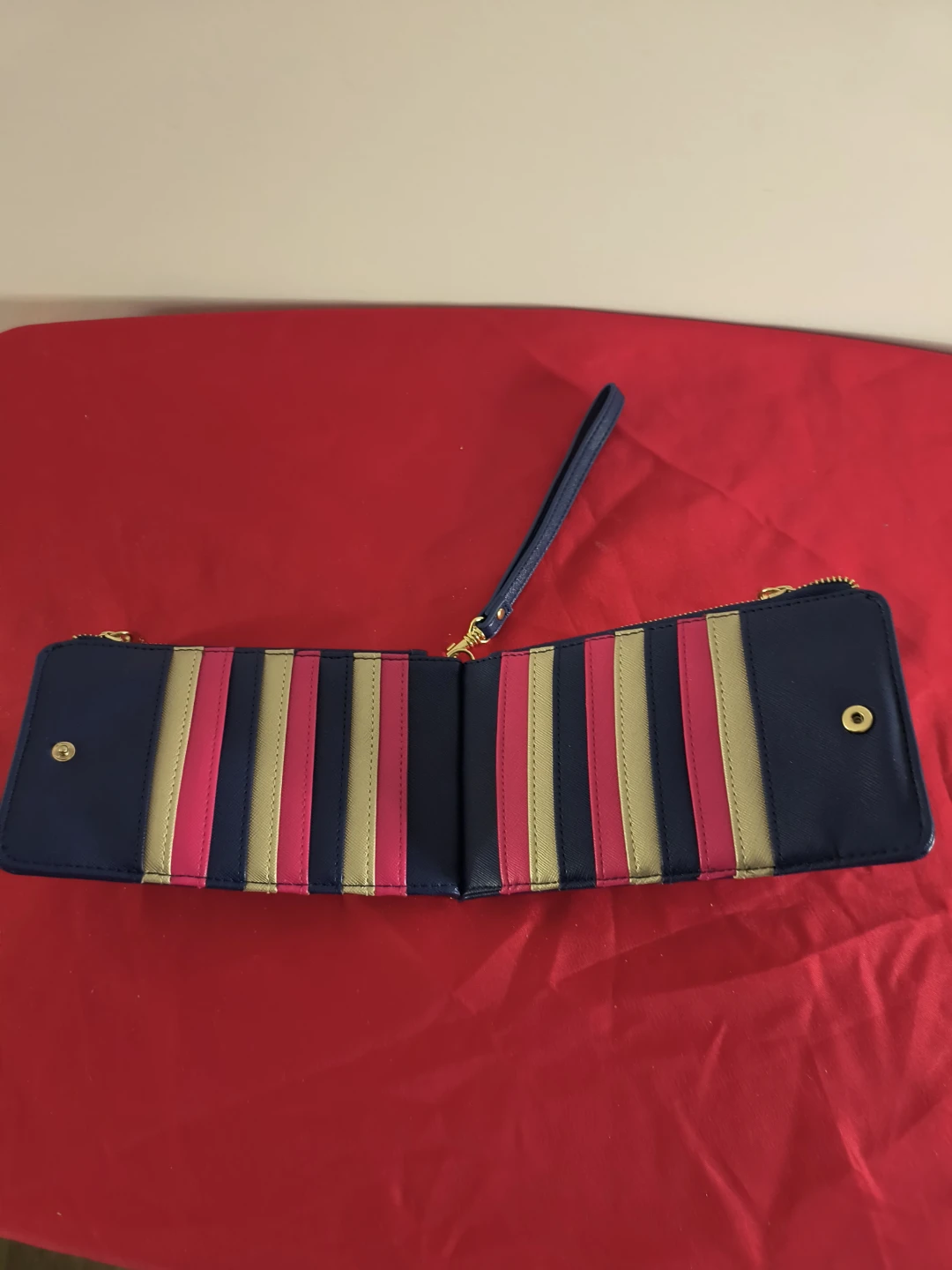 Blue Stripe Wristlet Wallet - photo 3