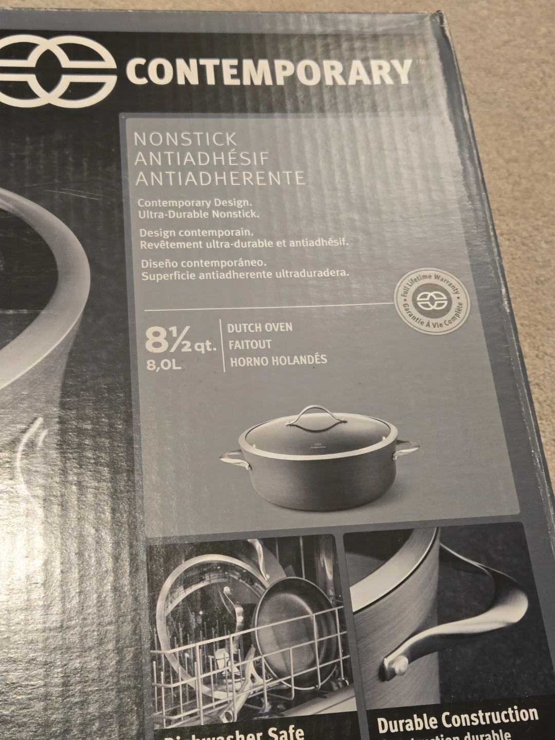 Calphalon Nonstick Dutch Oven 8.5 qt - photo 2