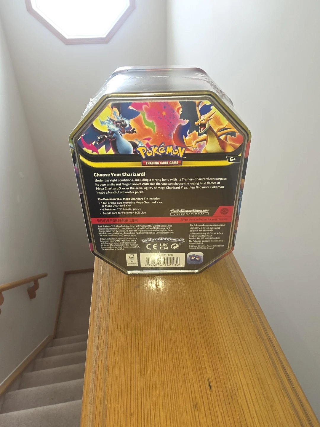 Pokemon Trading Card Game Mega Charizard EX Tin - photo 2