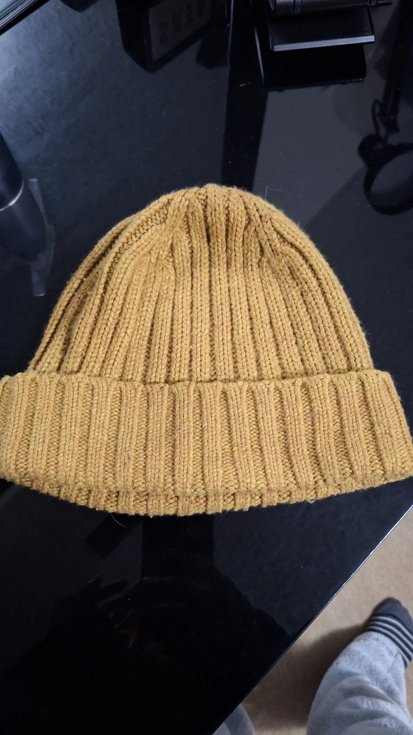 Uniqlo HEATTECH Knit Beanie Mustard Yellow