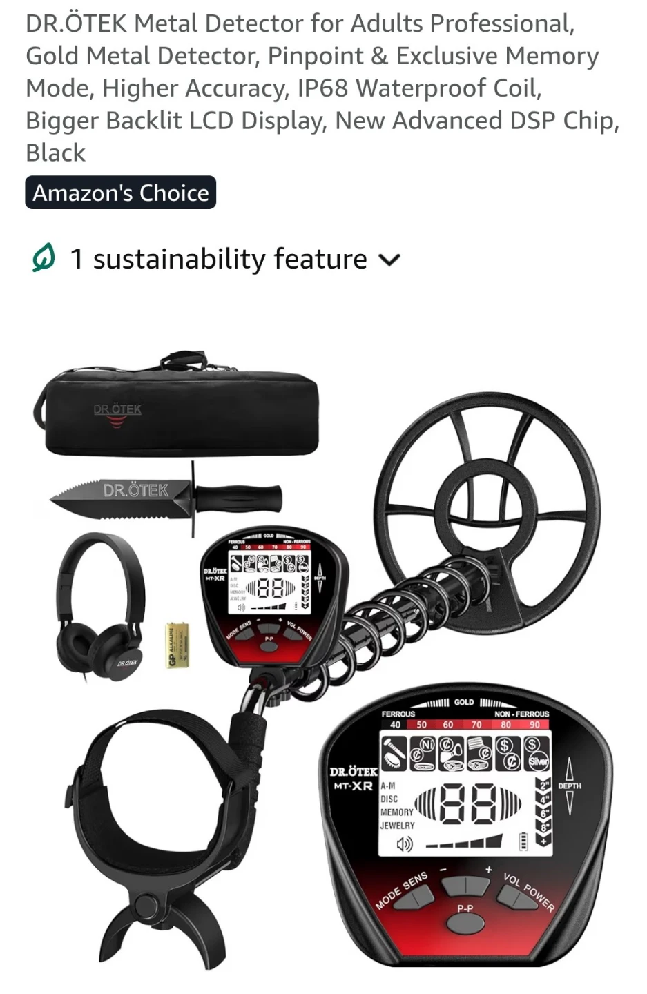 Dr. Ötek Metal Detector - Professional Gold Metal Detector