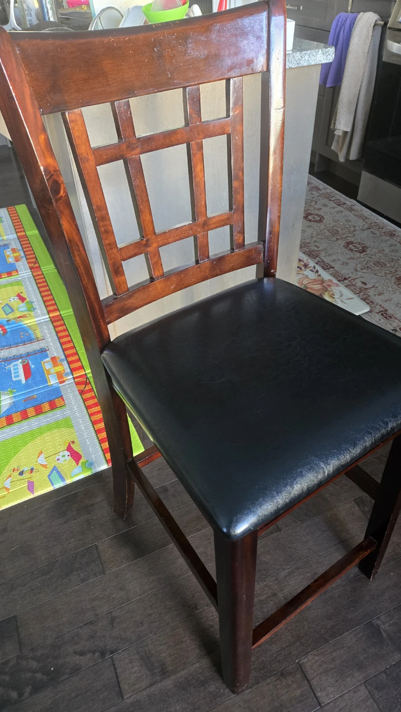 Wooden Dining Table and Chairs Set - photo 3