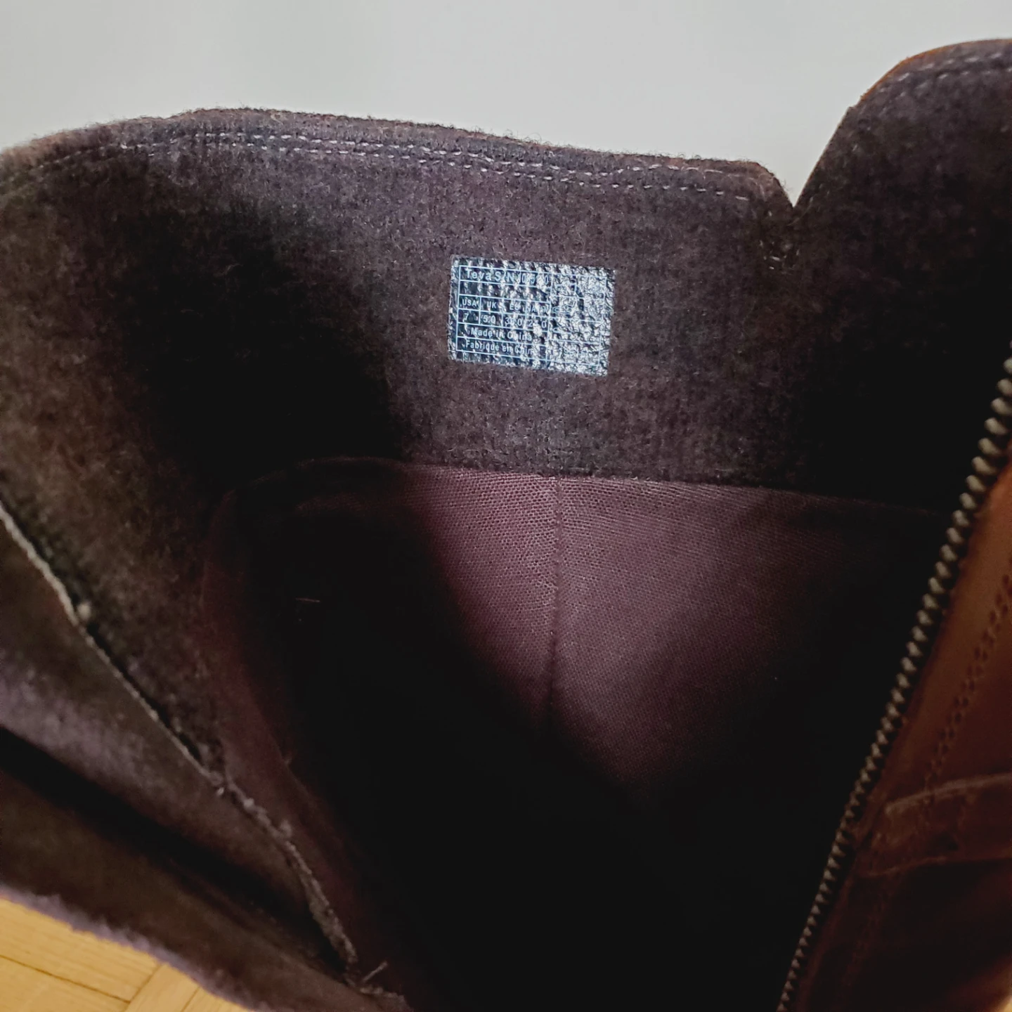 🥕Teva Brown Leather and Wool Tall Boots - photo 5