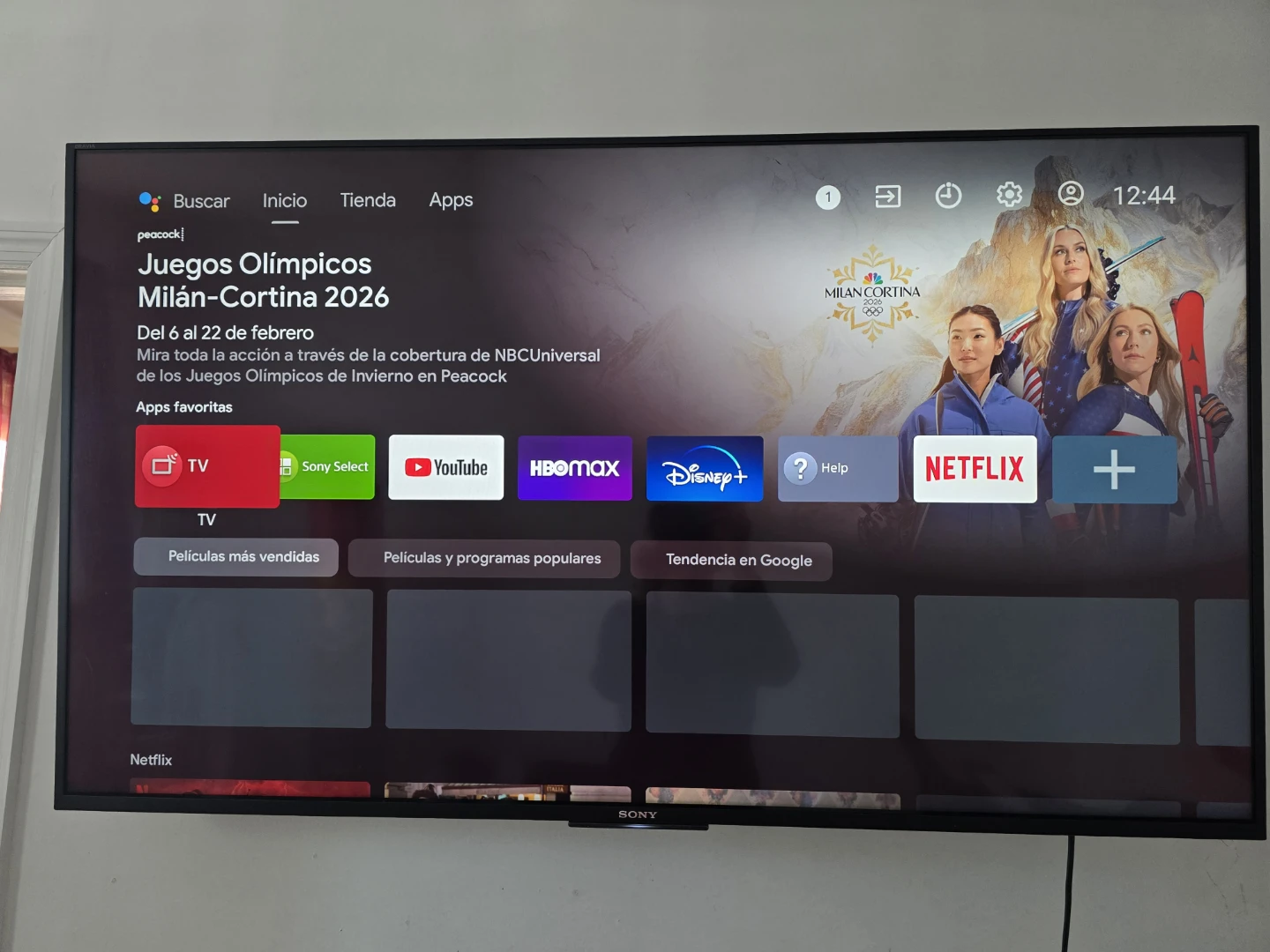 Sony Smart TV with Streaming Apps
