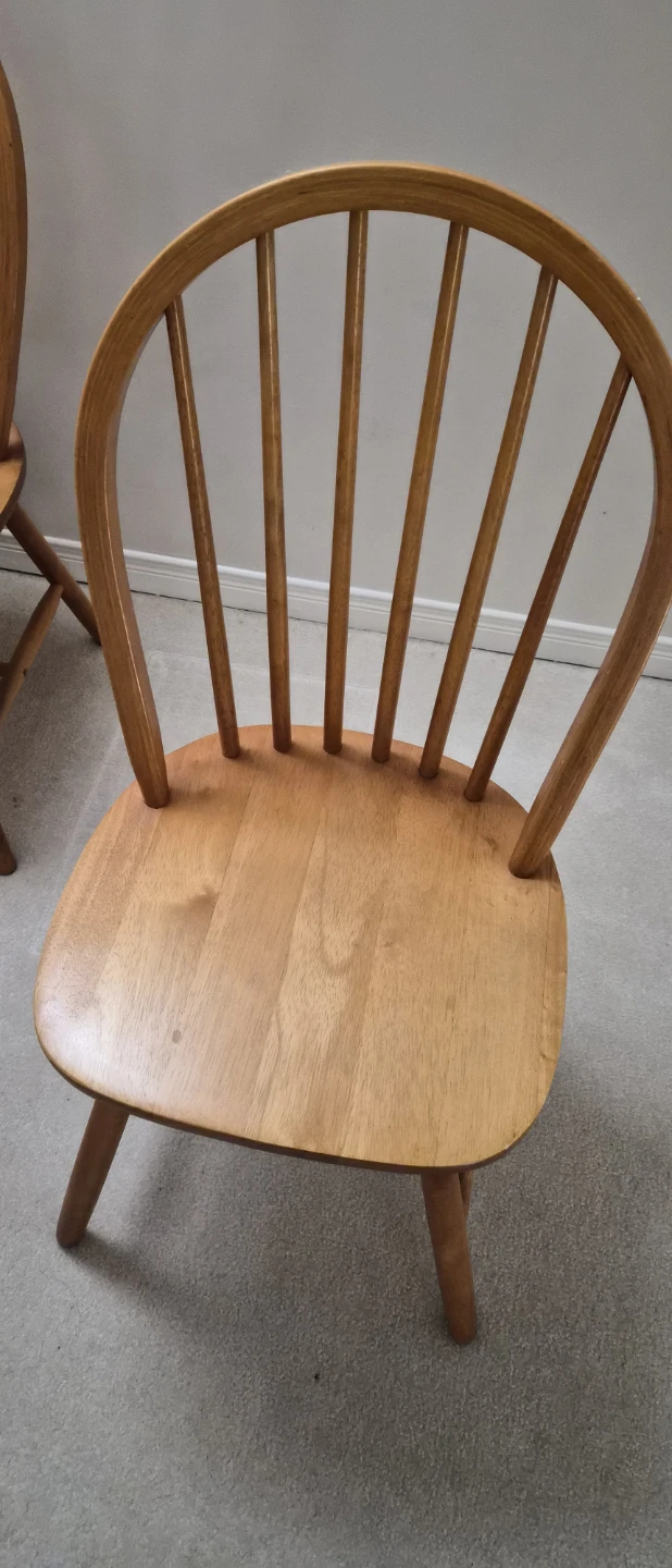 Set of 4 Wooden Dining Chairs - photo 4