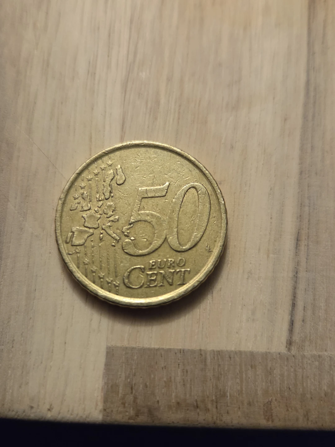 Spain 50 Cent Euro Coin