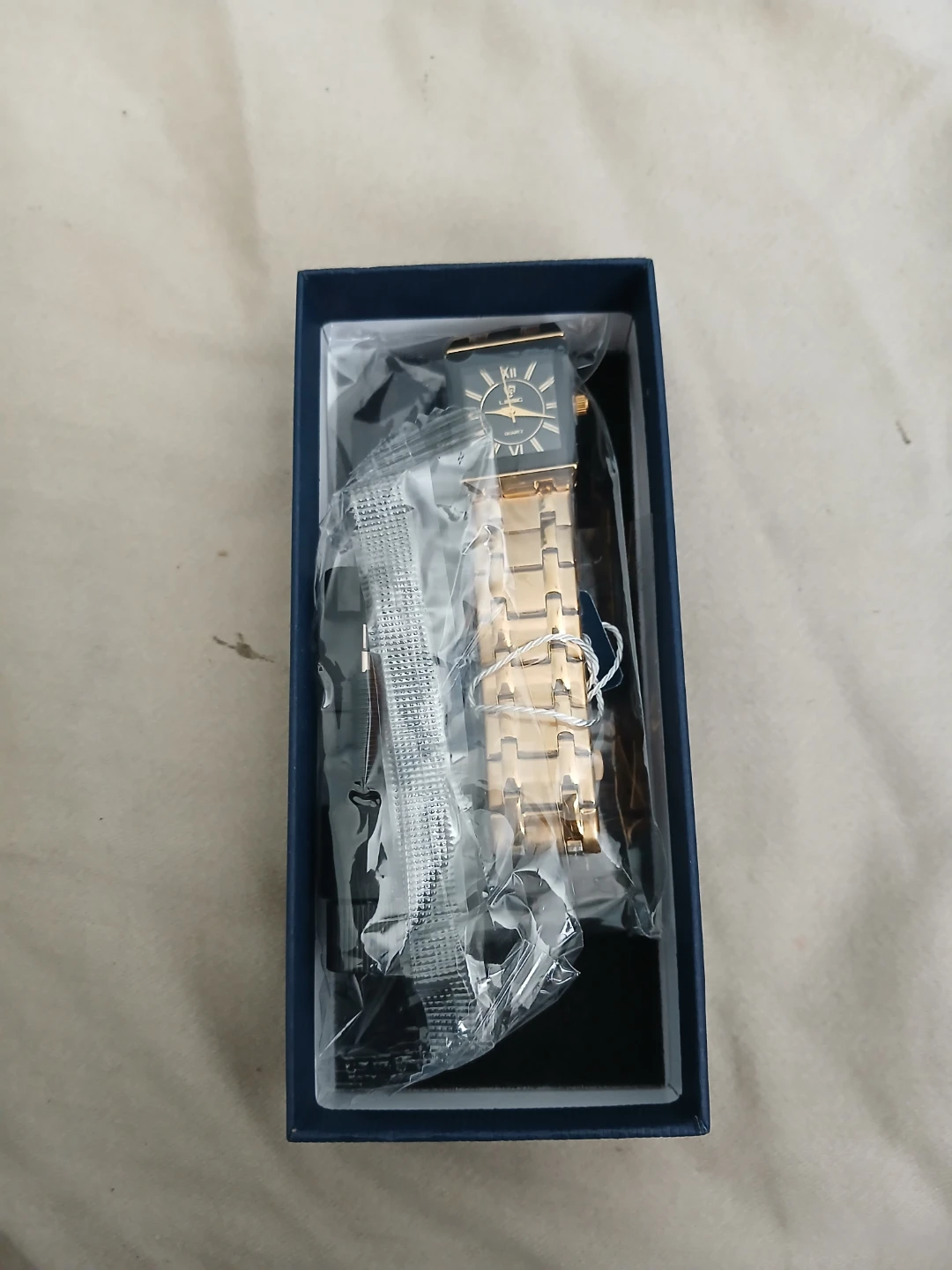 LIEBIG Gold Tone Rectangular Women's Watch - photo 4