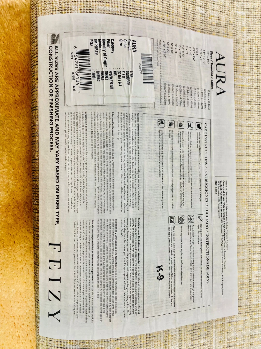 Area Rug/ Turkish Carpet (new) - photo 5
