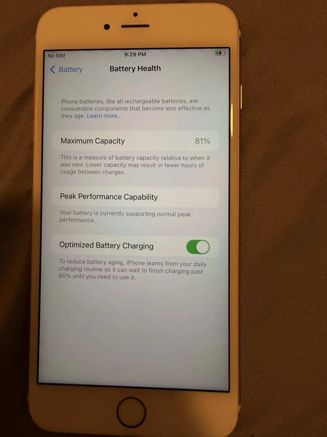 Iphone 6s Plus