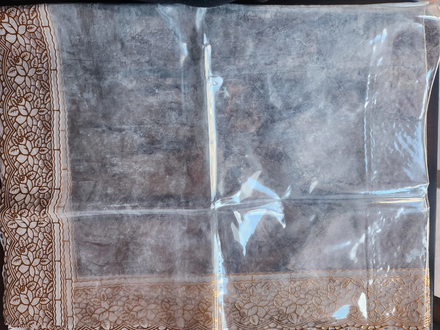 New, Unused Transparent Table Cloth - photo 3