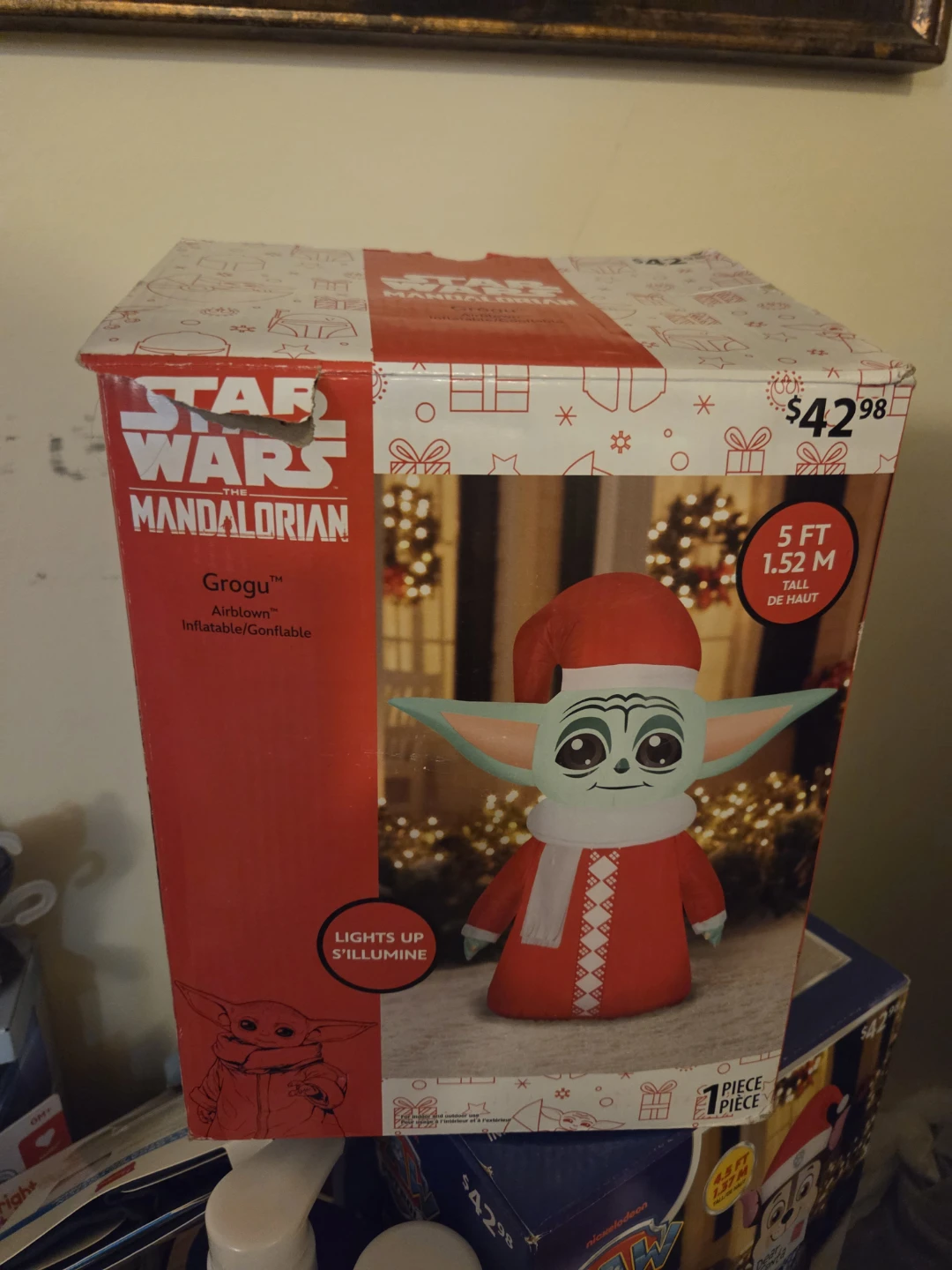 Star Wars The Mandalorian Grogu Airblown Inflatable 5 FT Tall