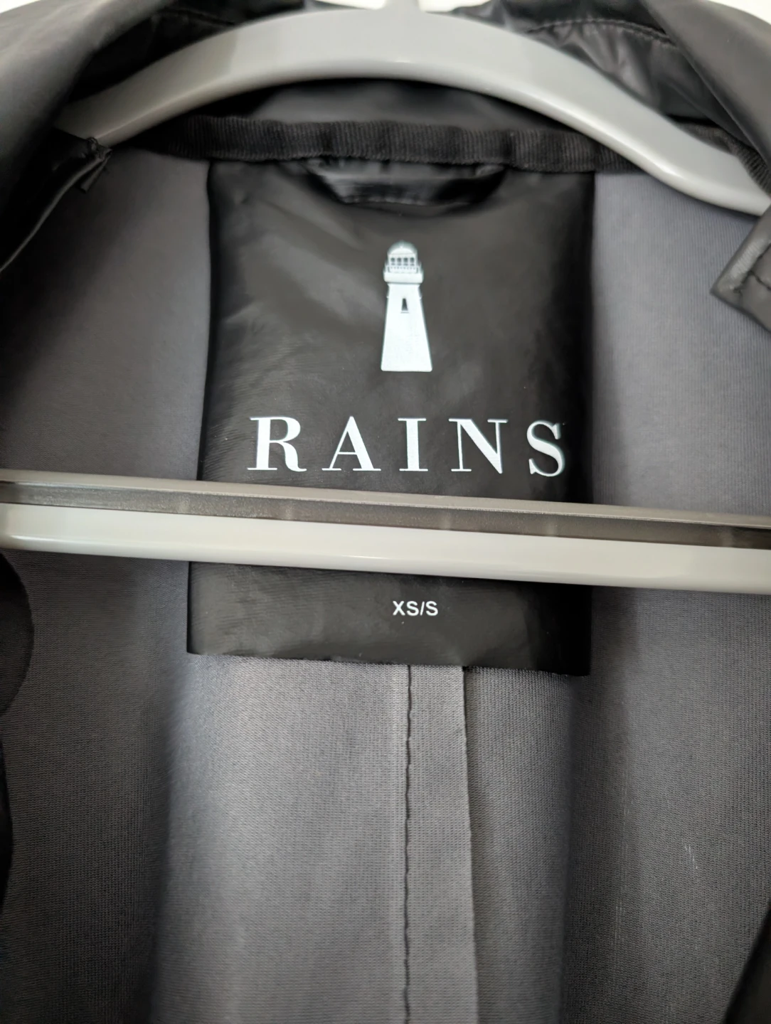Rains Black Trench Coat XS/S - photo 3