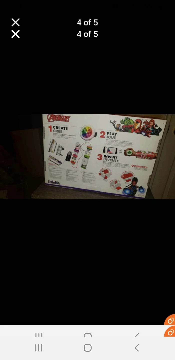 Brand new in the box  avengers hero inventor kit hard to find. - photo 4