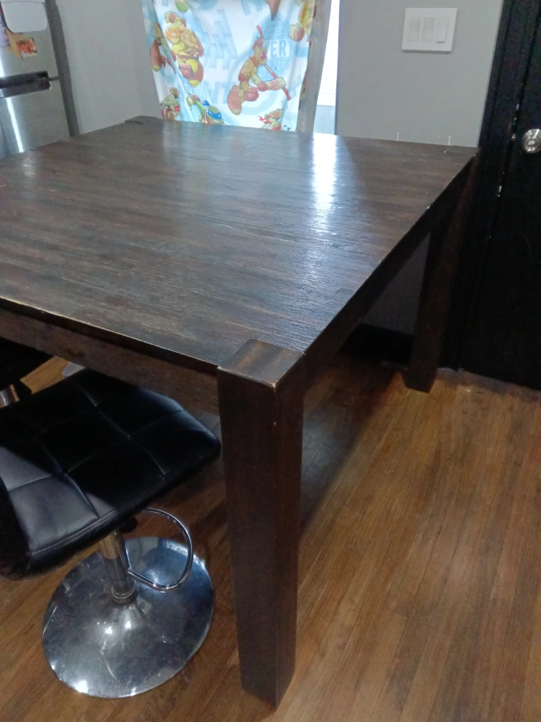 Dark Wood Dining Table