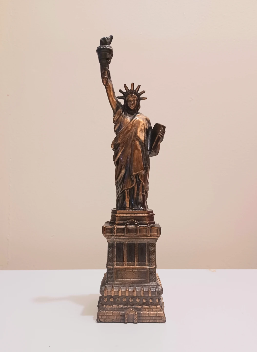 Heavy Bronze Statue of Liberty - photo 3