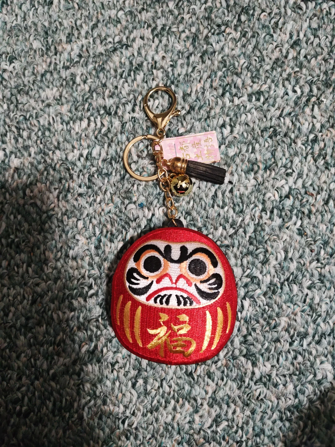 Daruma Doll Keychain