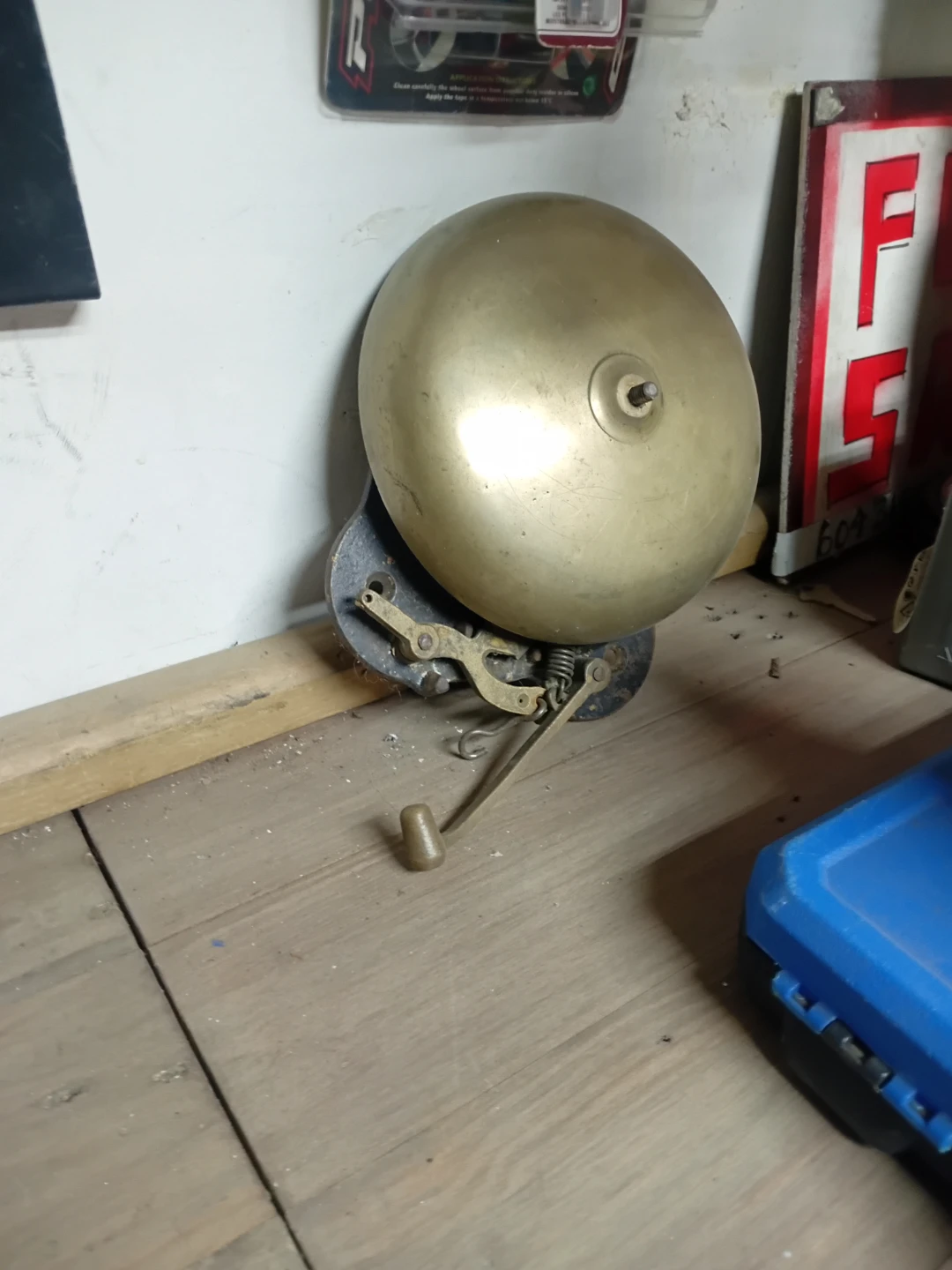 Vintage Brass School Bell