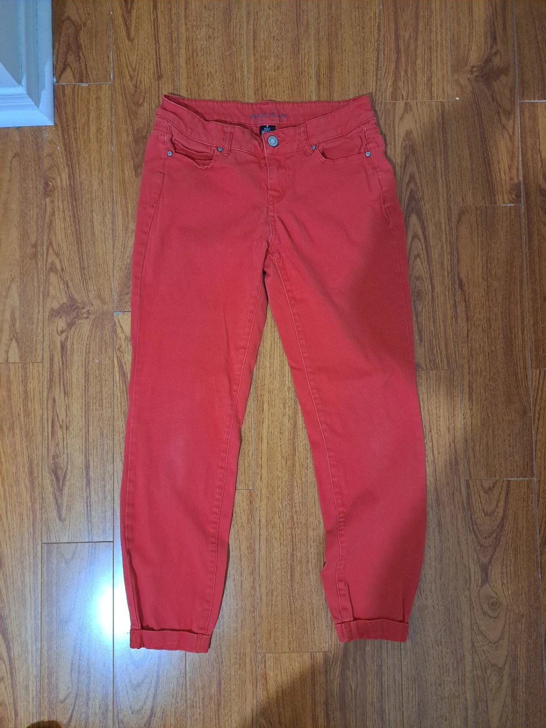 🩵Wax Jean Red Denim Pants🩵