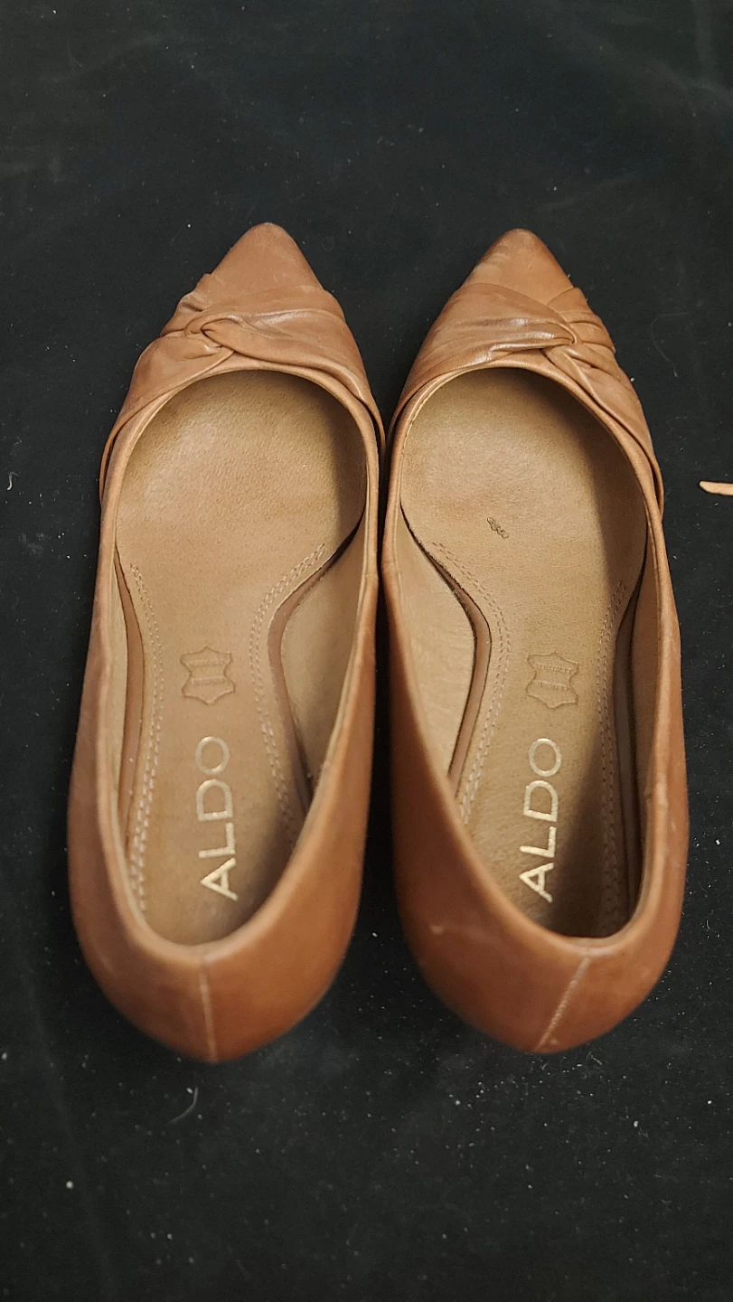 Aldo Women's Brown Leather Heels - photo 5