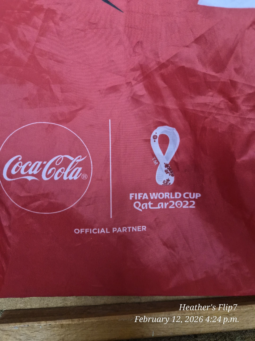 Coca-Cola FIFA World Cup Qatar 2022 Drawstring Bag - photo 3