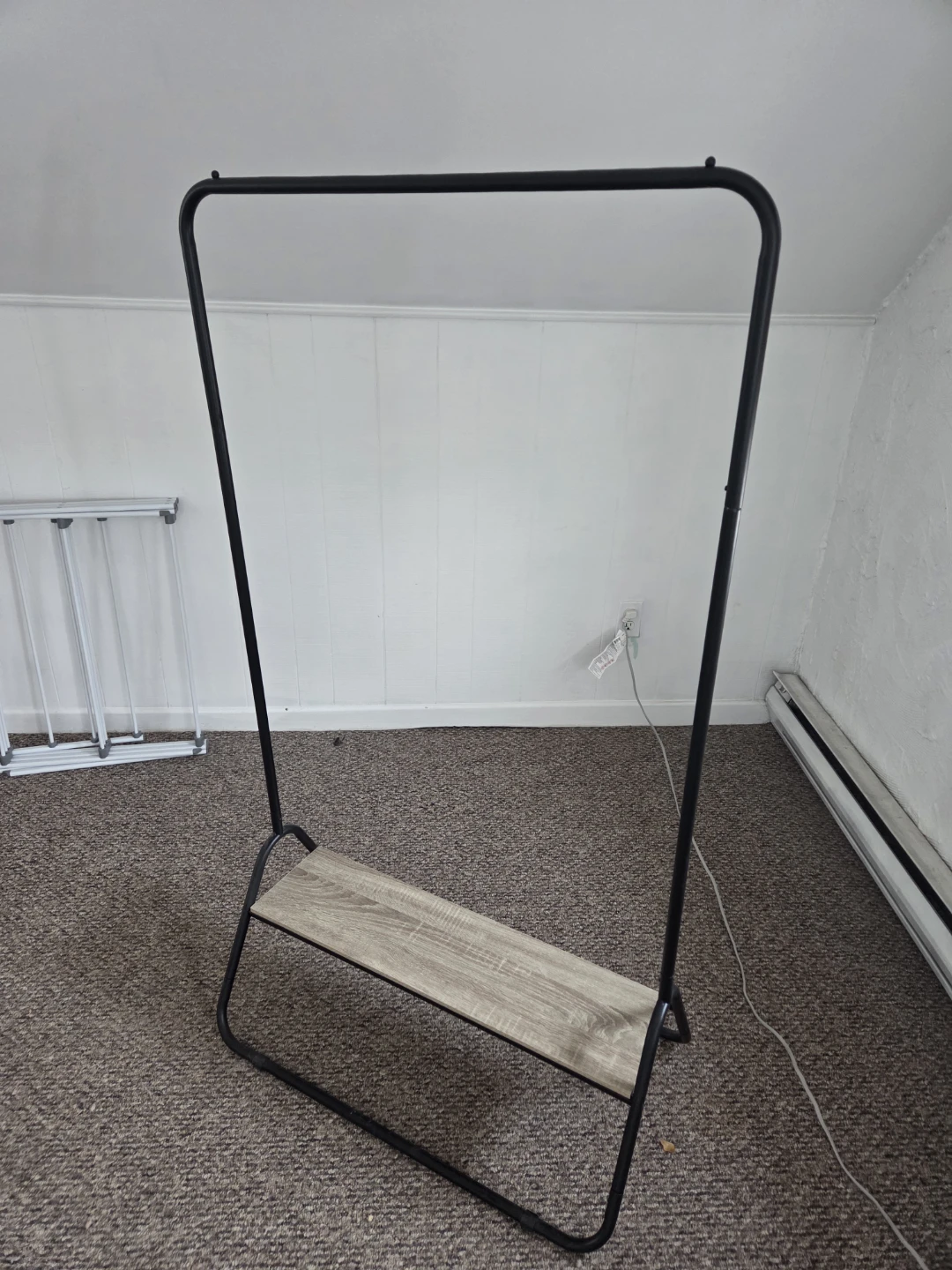 ERKER Single Garment Rack with Shelf