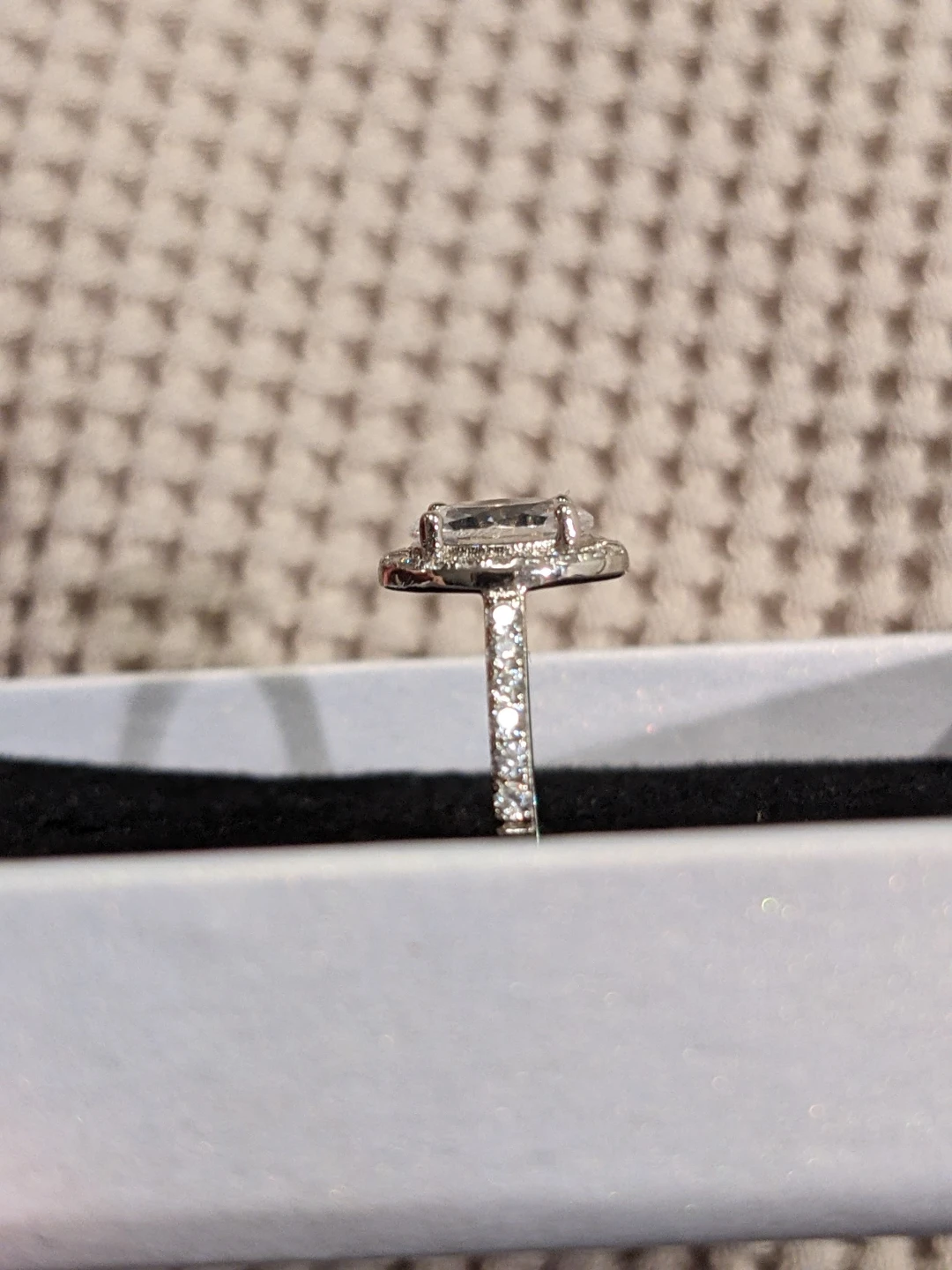 New Size 5 Sterling Silver 1.5CT CZ Ring - photo 5