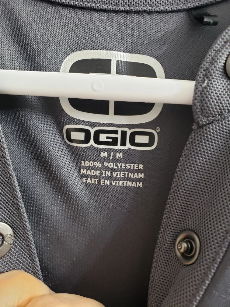Ogio Women's Grey 100% Polyester Button-Up Shirt - M/M - photo 4