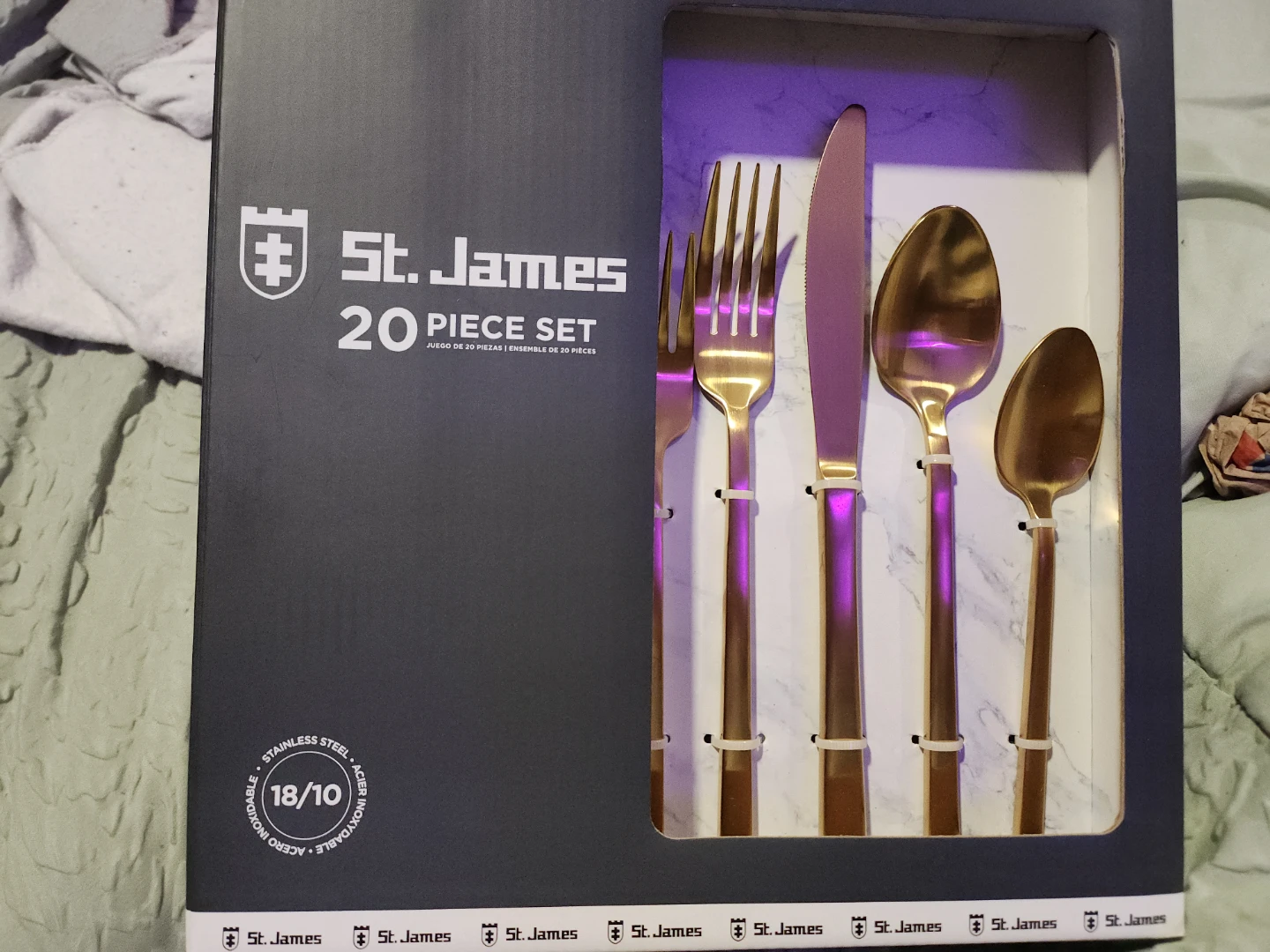 St. James 20 Piece Stainless Steel Cutlery Set