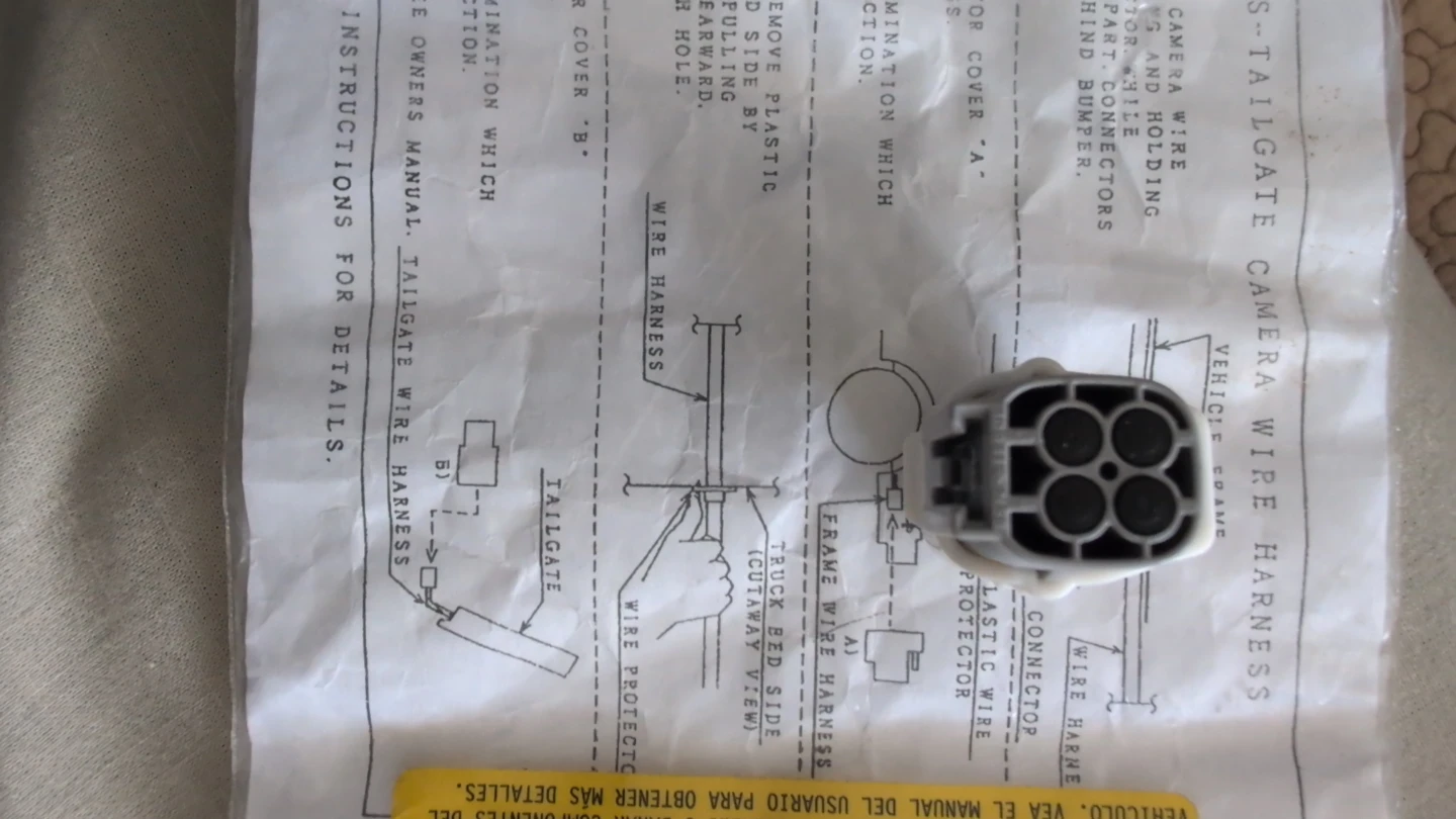 Tailgate Camera Wire Harness - photo 2