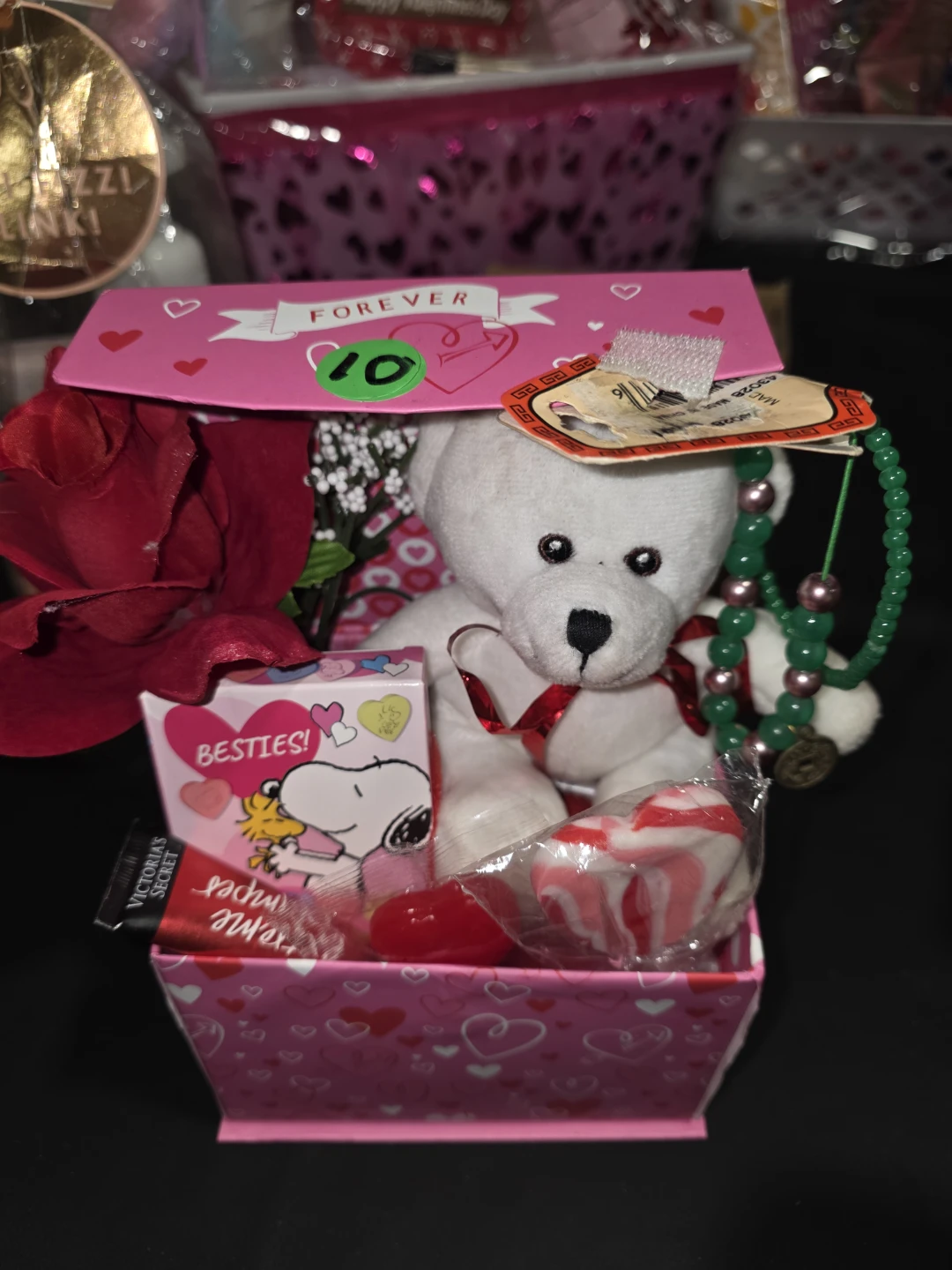 Valentine's gift baskets victoria secret lib gloss and more - photo 2