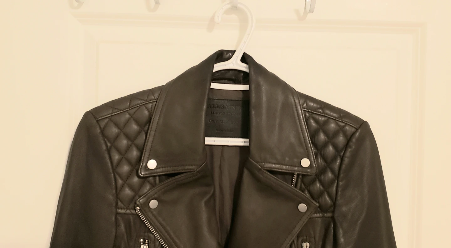 ALLSAINTS Limited Edition Leather Jacket (Size : Woman Small) - photo 4