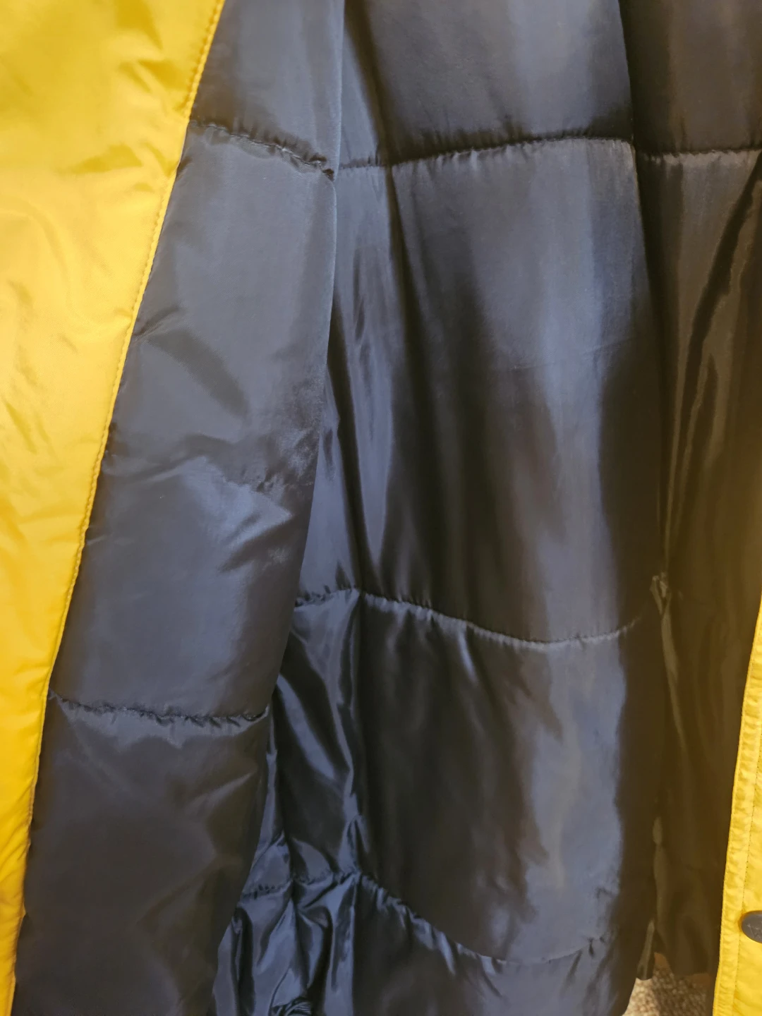 Weather Gear Puffer Jacket - Yellow/Black - M/M - photo 3