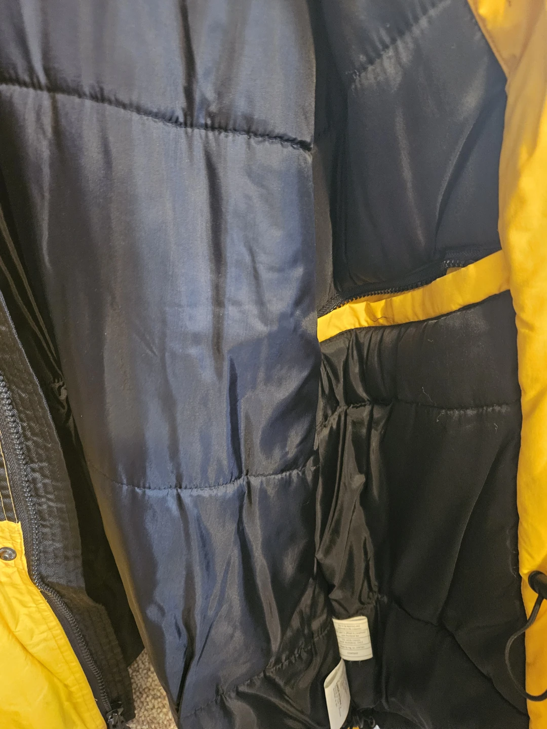 Weather Gear Puffer Jacket - Yellow/Black - M/M - photo 4