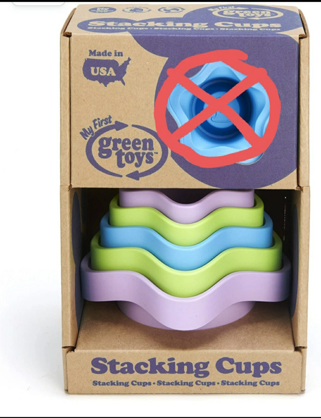 Green Toys Stacking Cups - photo 2