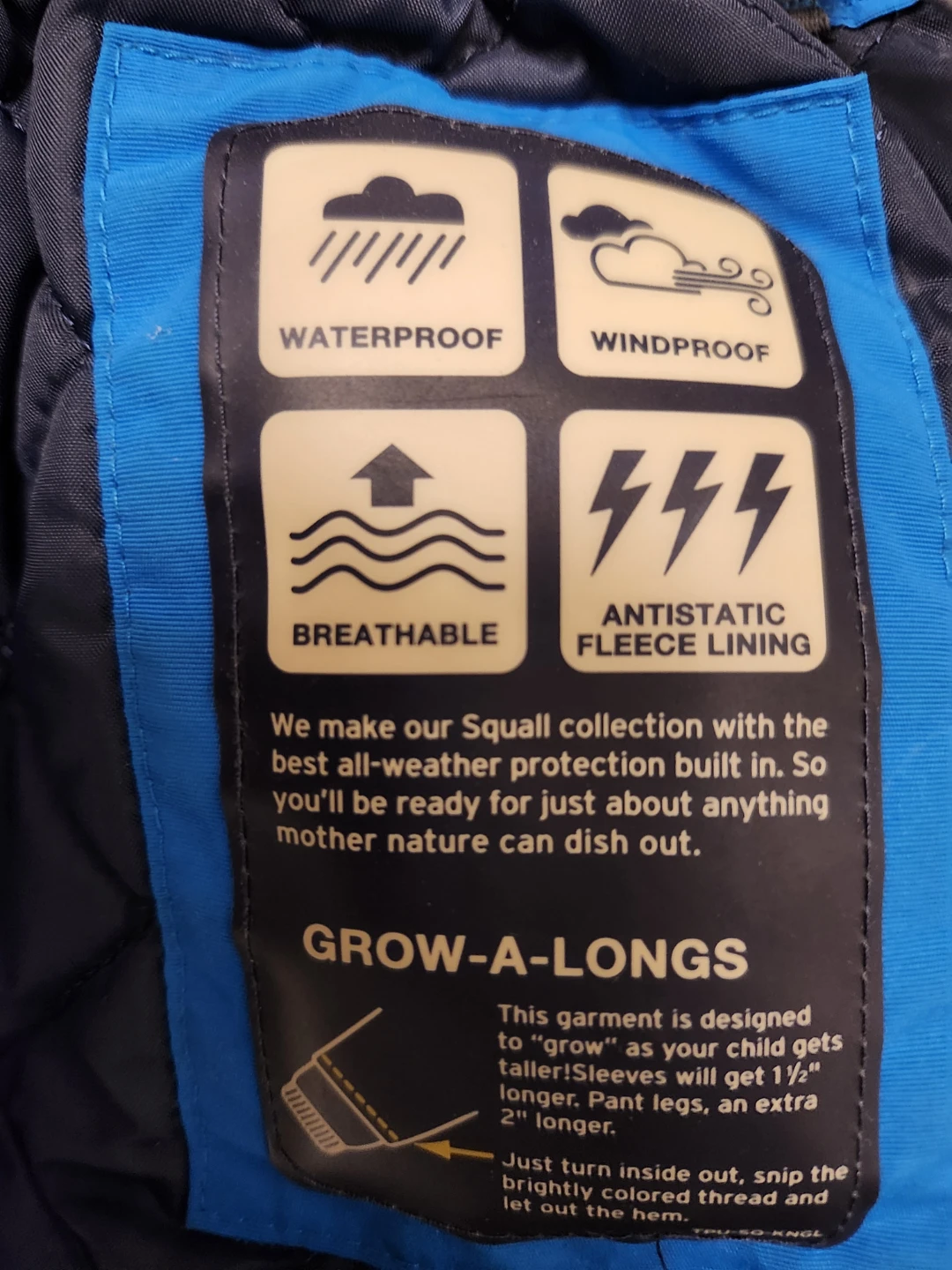 Lands' End Waterproof Jacket - Youth 10-12 - photo 4