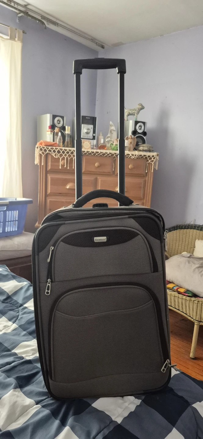 Samboro Grey Luggage with Wheels - photo 4