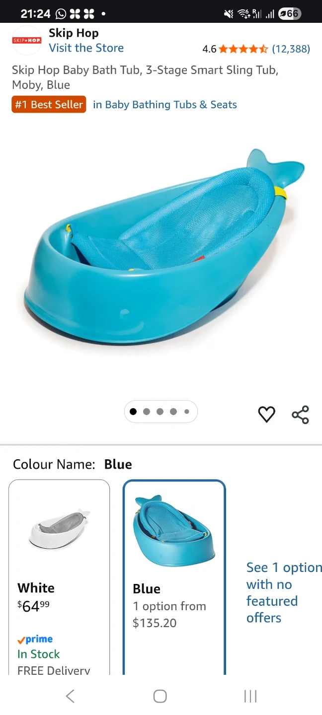 URGENT MOVE-OUT SALE! Skip Hop Moby Baby Tub
