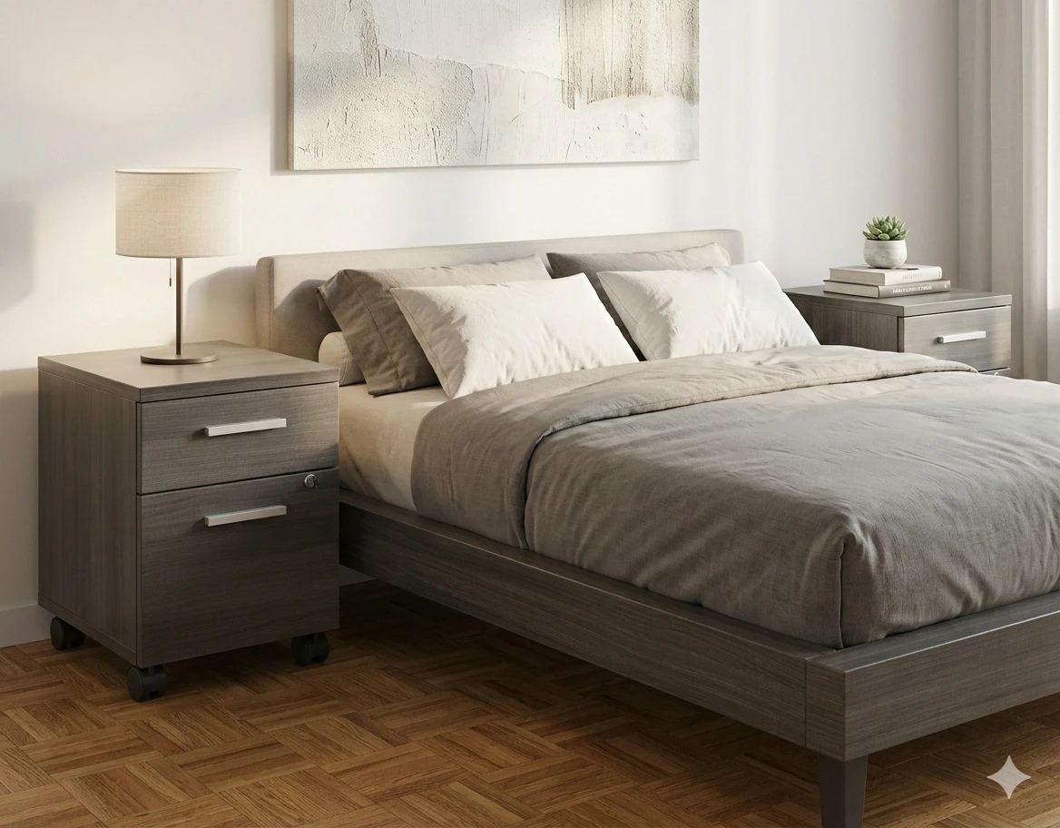 2-Drawer Filing Cabinet / side tables Set of 2 - photo 5