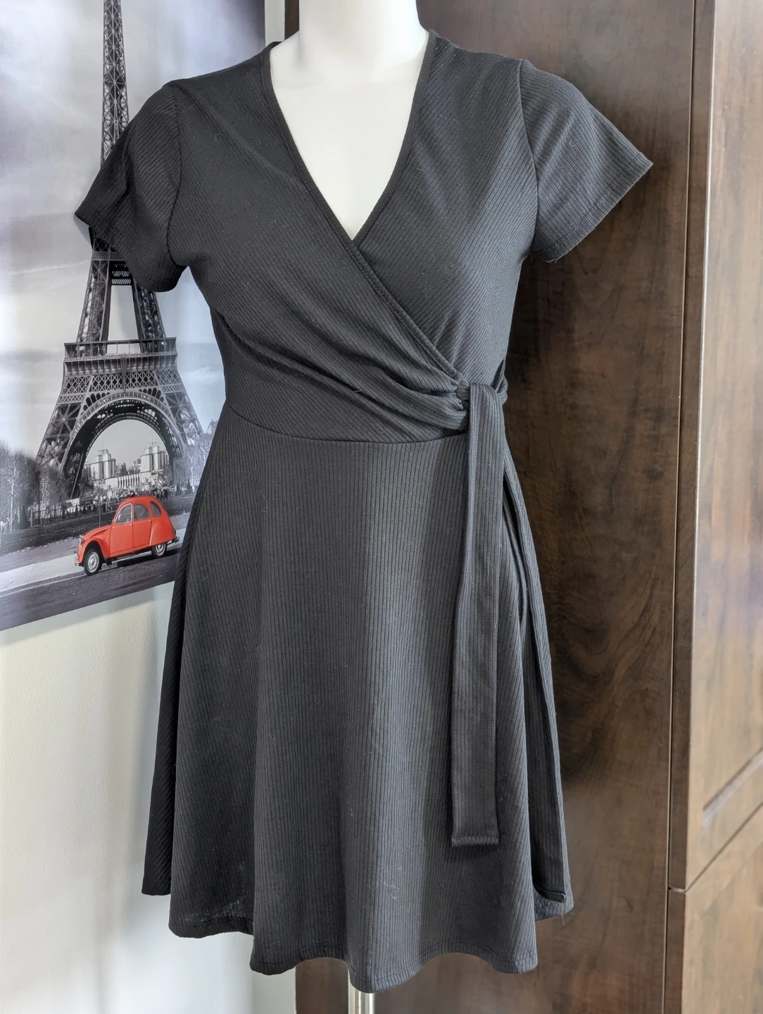 Rolla Costa Black Wrap Dress