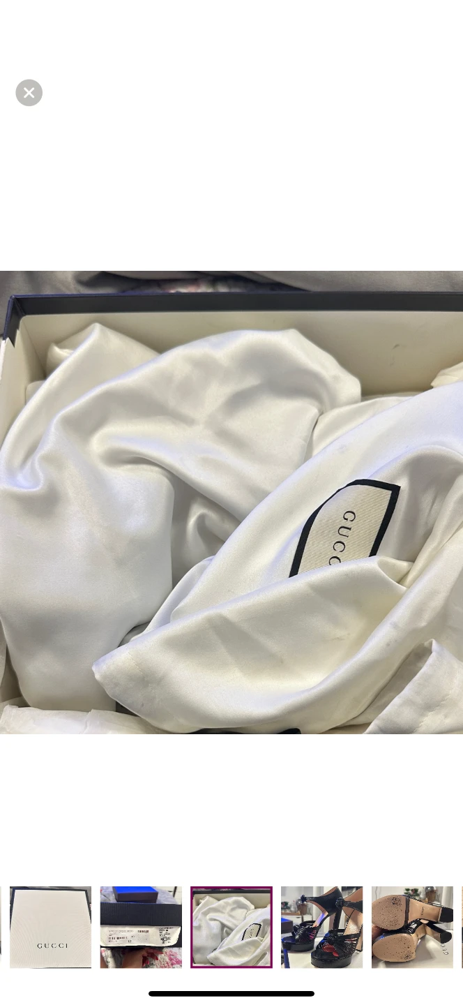 Gucci Malaga Kid Platform Heels Size 40 - photo 3