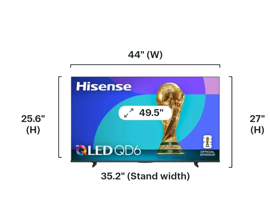 Hisense 50" QLED 4K Smart TV (50QD65QFC) - photo 3