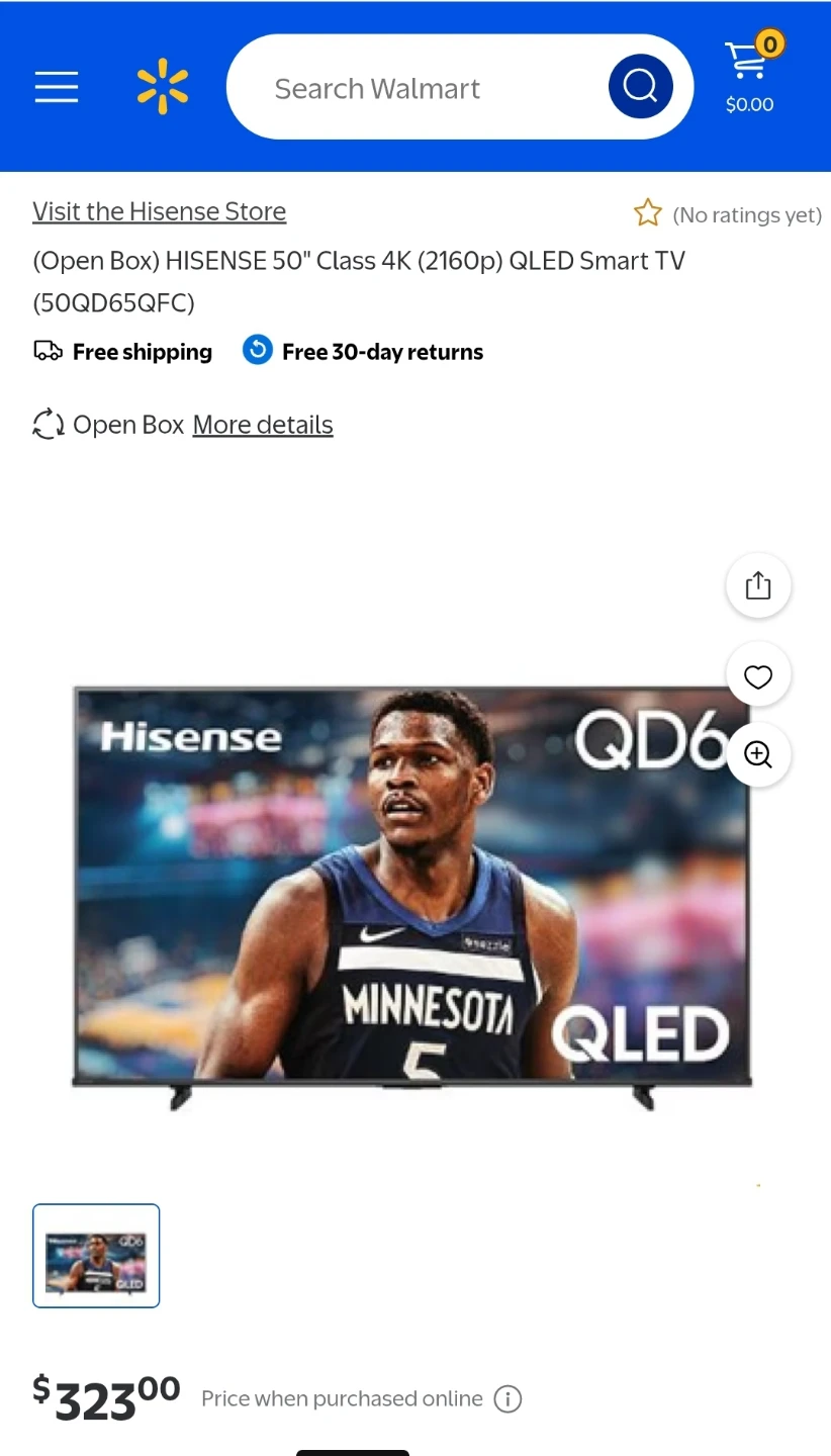 Hisense 50" QLED 4K Smart TV (50QD65QFC) - photo 5