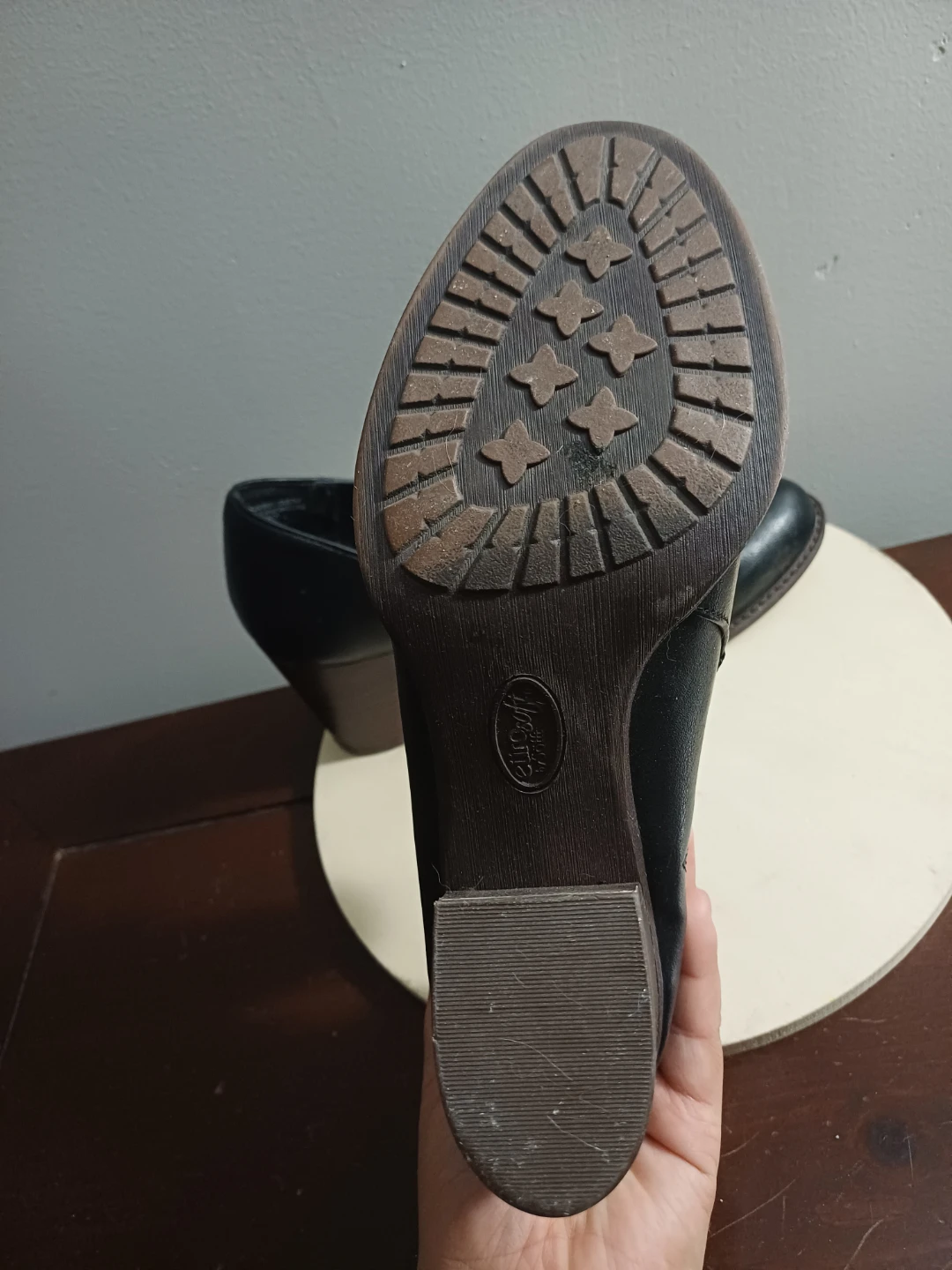 Sofft Black Leather Block Heel Loafers - photo 5