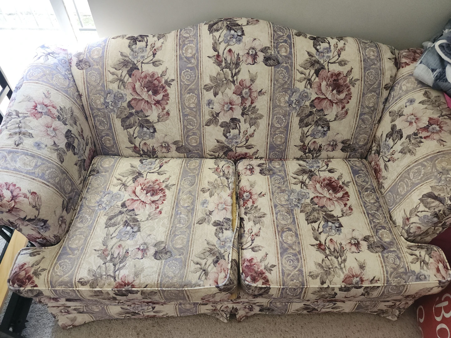 Floral Loveseat Sofa